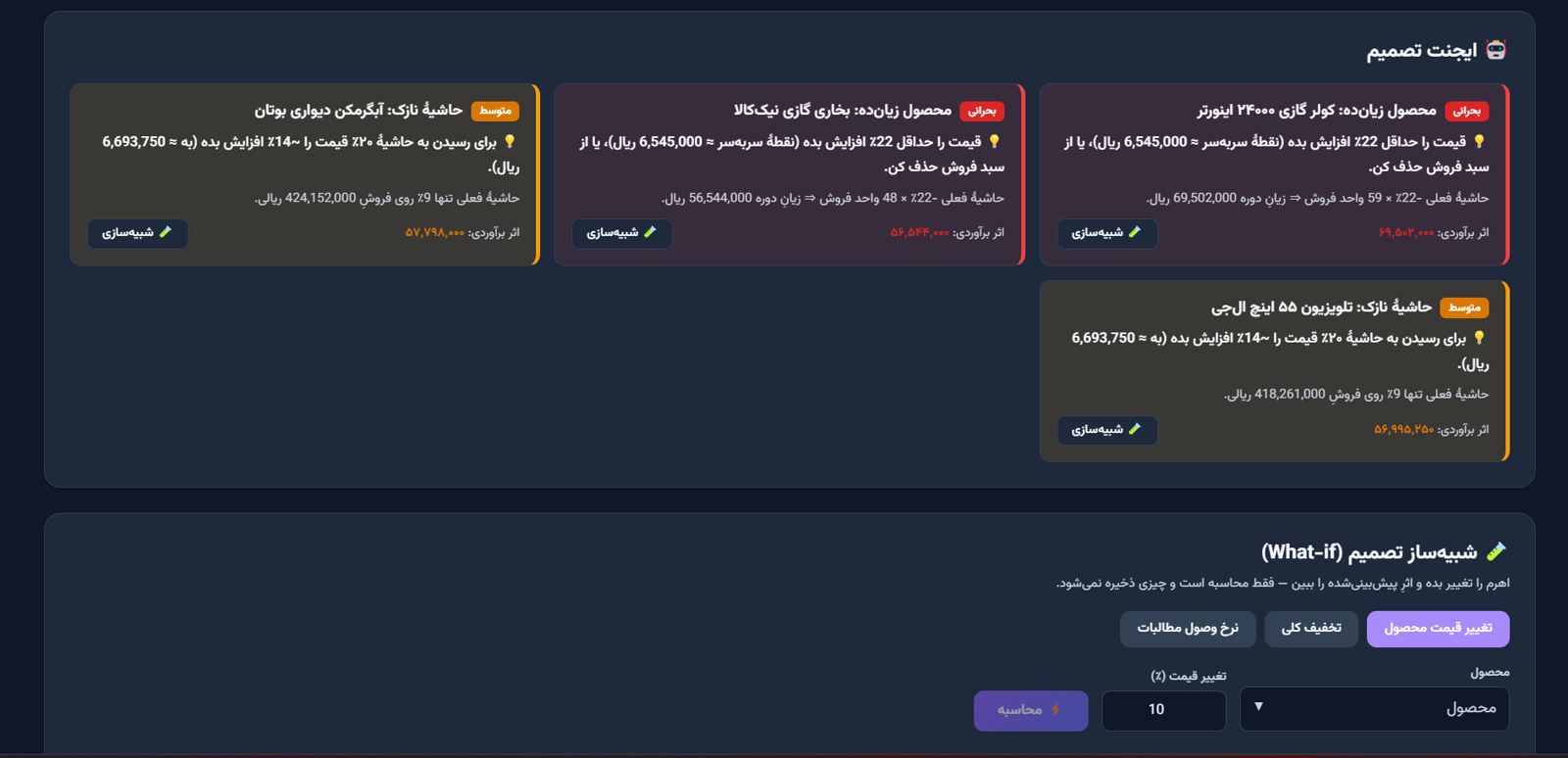 ایجنت تصمیم نبض نوویرا — اقدام با اثر ریالی